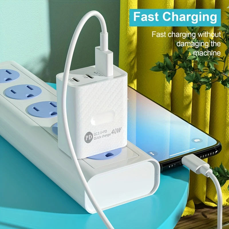 Fast Charging USB-C Wall Charger 2PCS