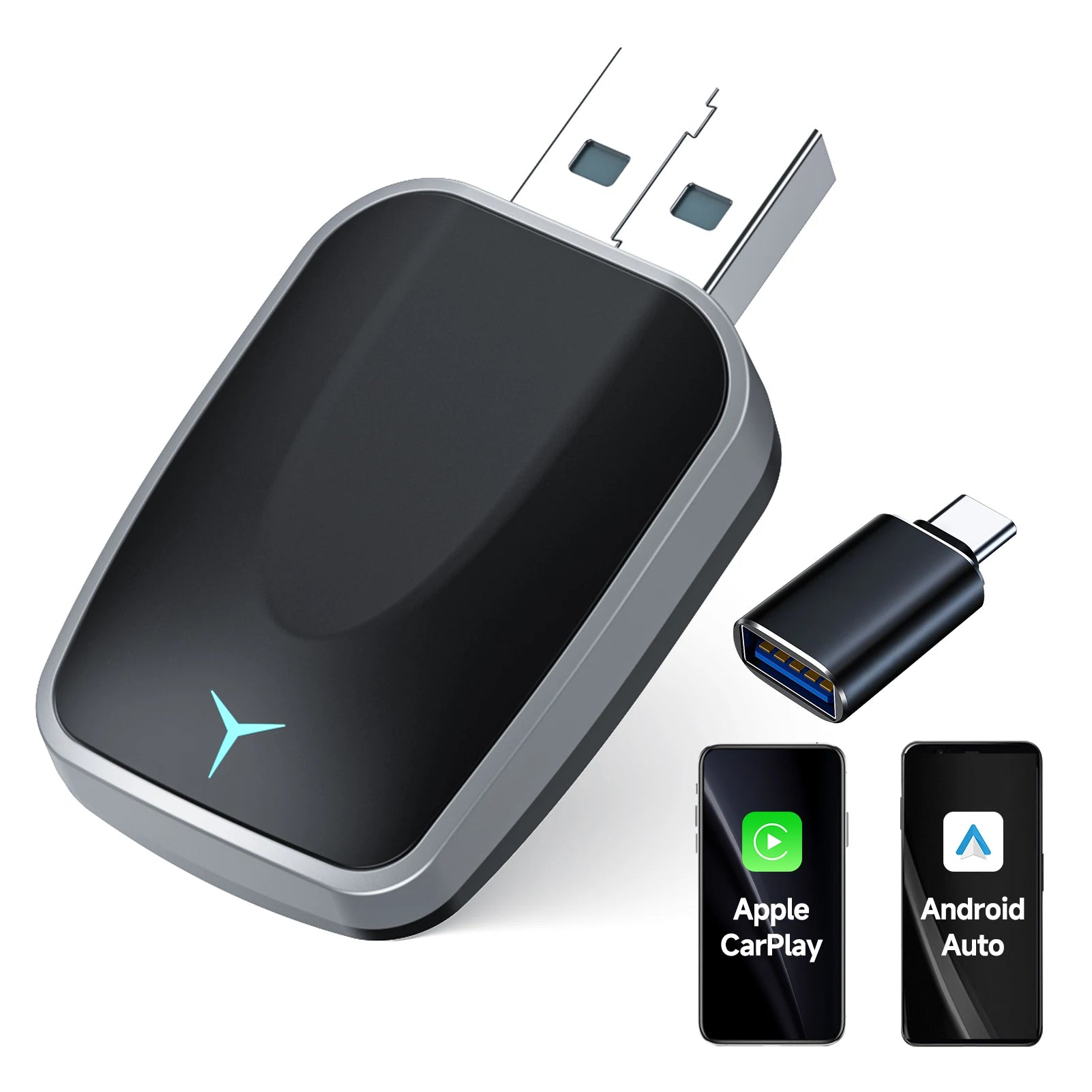 2-in-1 Kabel zu Wireless CarPlay Adapter