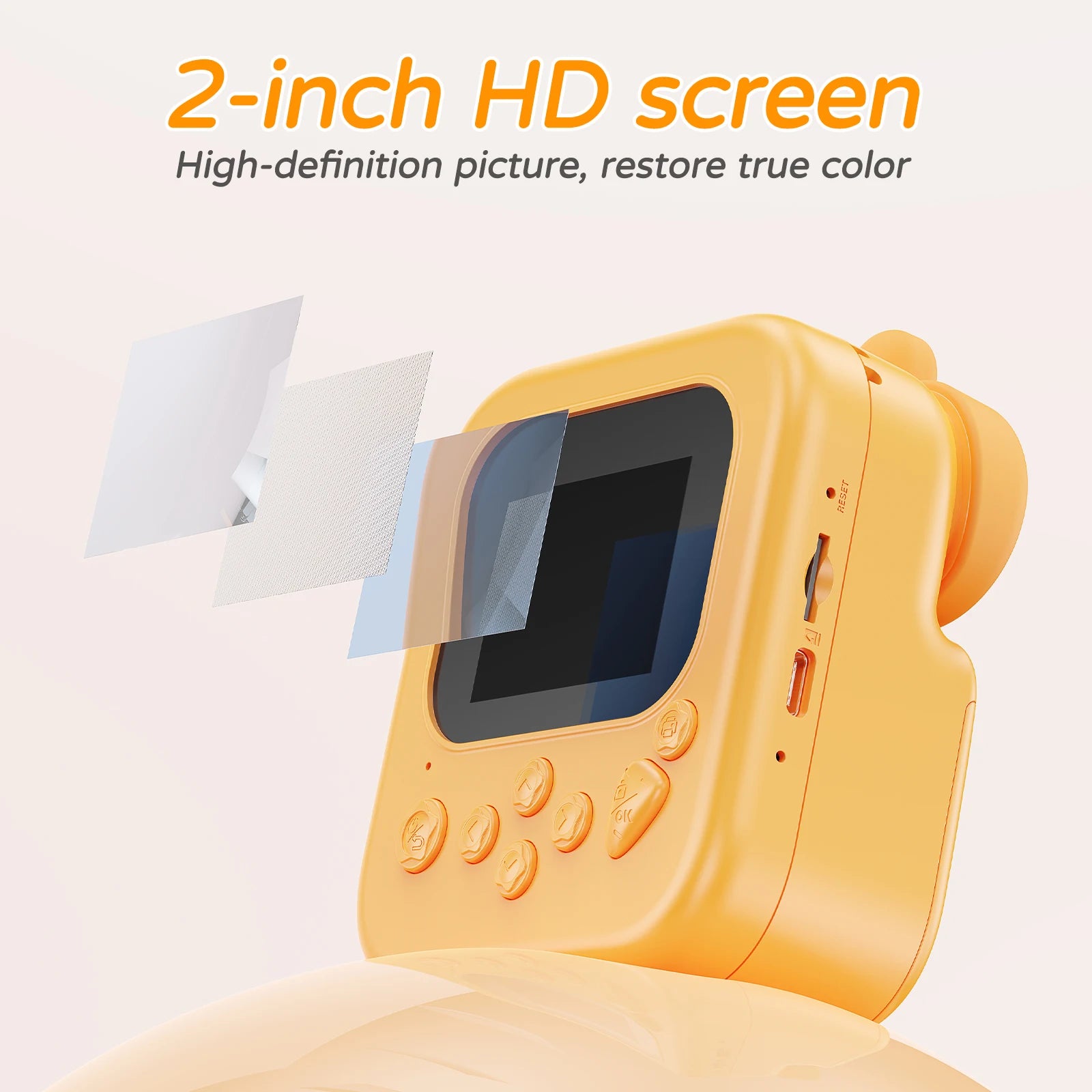 Kinderkamera Sofortdruck 1080HD Katzen & Kaninchen