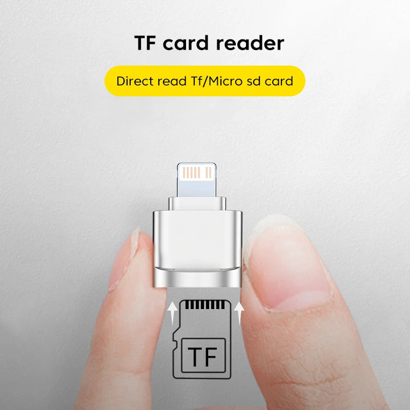 Micro SD TF card reader Lightning for iPhone
