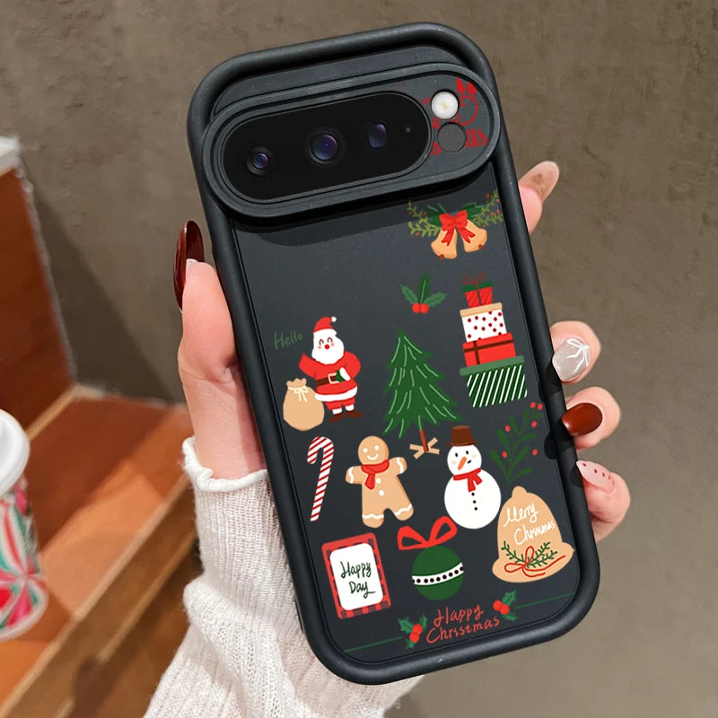 Fröhliche Weihnachts Handyhülle aus TPU für Google Pixel