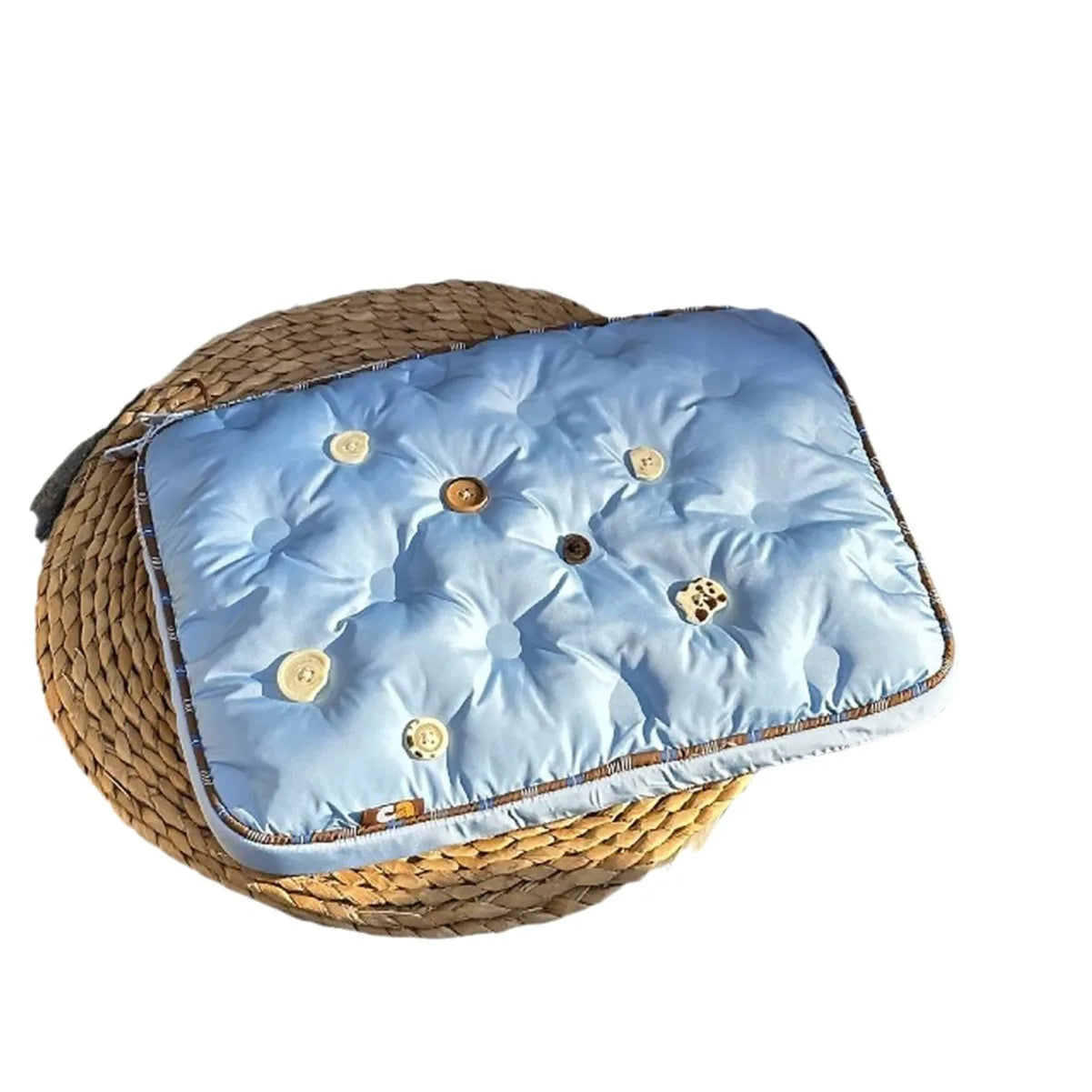 Blaue Kissen-Laptop-Tasche 13–16 Zoll