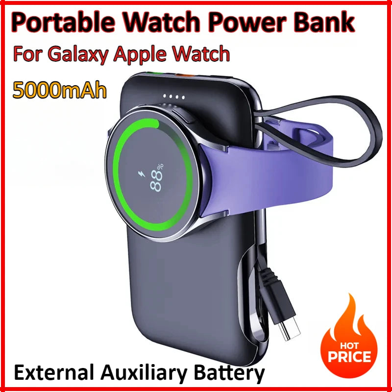 QINGFEI 5000mAh Smartwatch Powerbank