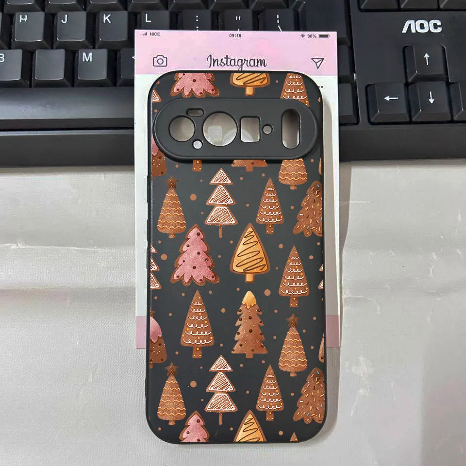 Cute Winter Snowflake Phone Case for Google Pixel 10 9 8