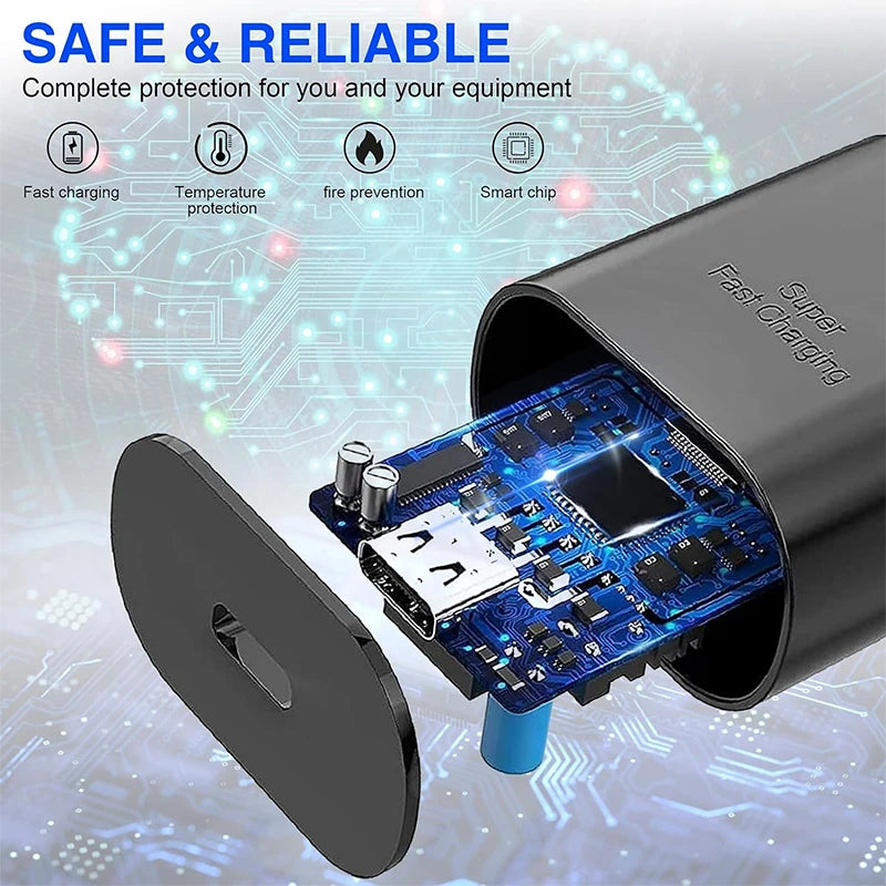 25W USB-C Schnellladegerät mit Kabel