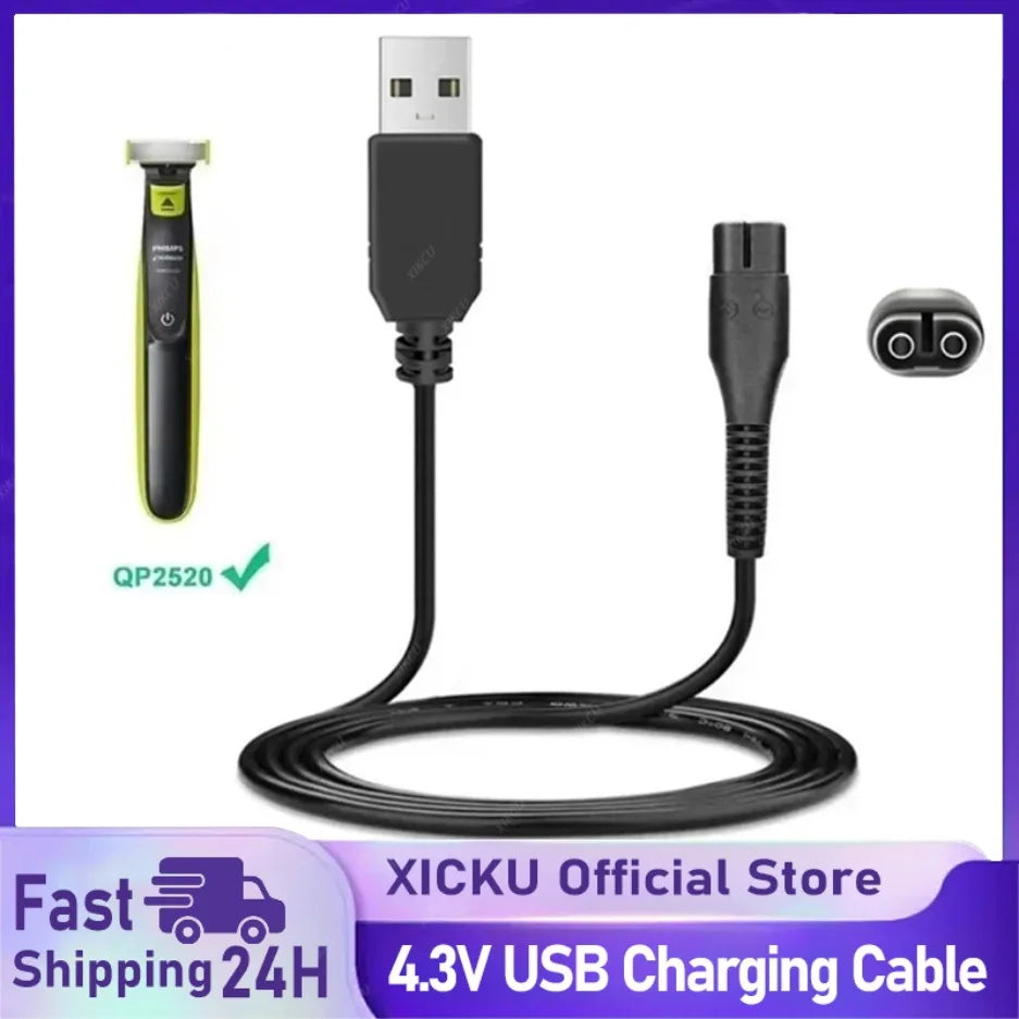 USB Ladegerät Adapter für Philips OneBlade Rasierer