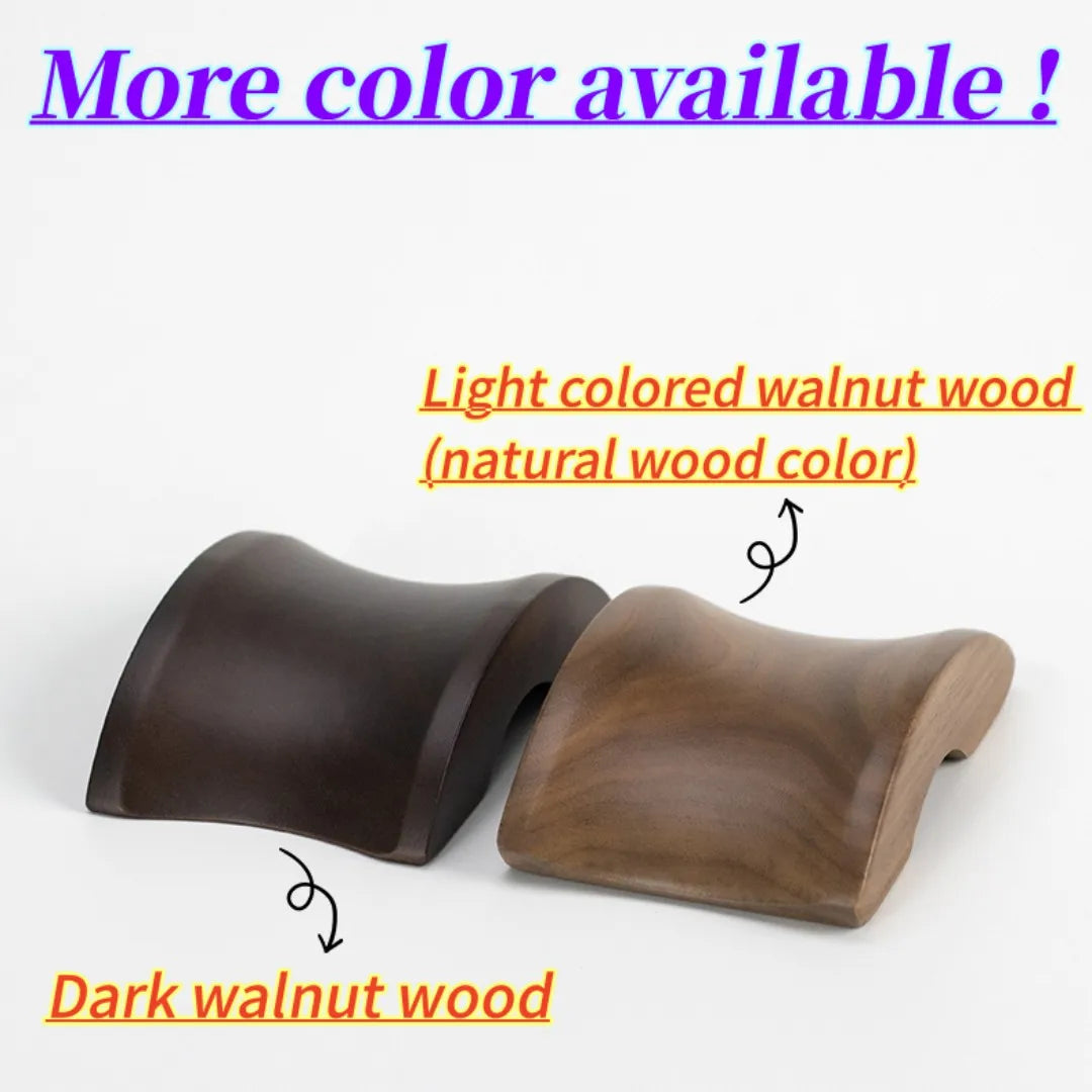 Metal walnut headphone stand, wooden desk holder