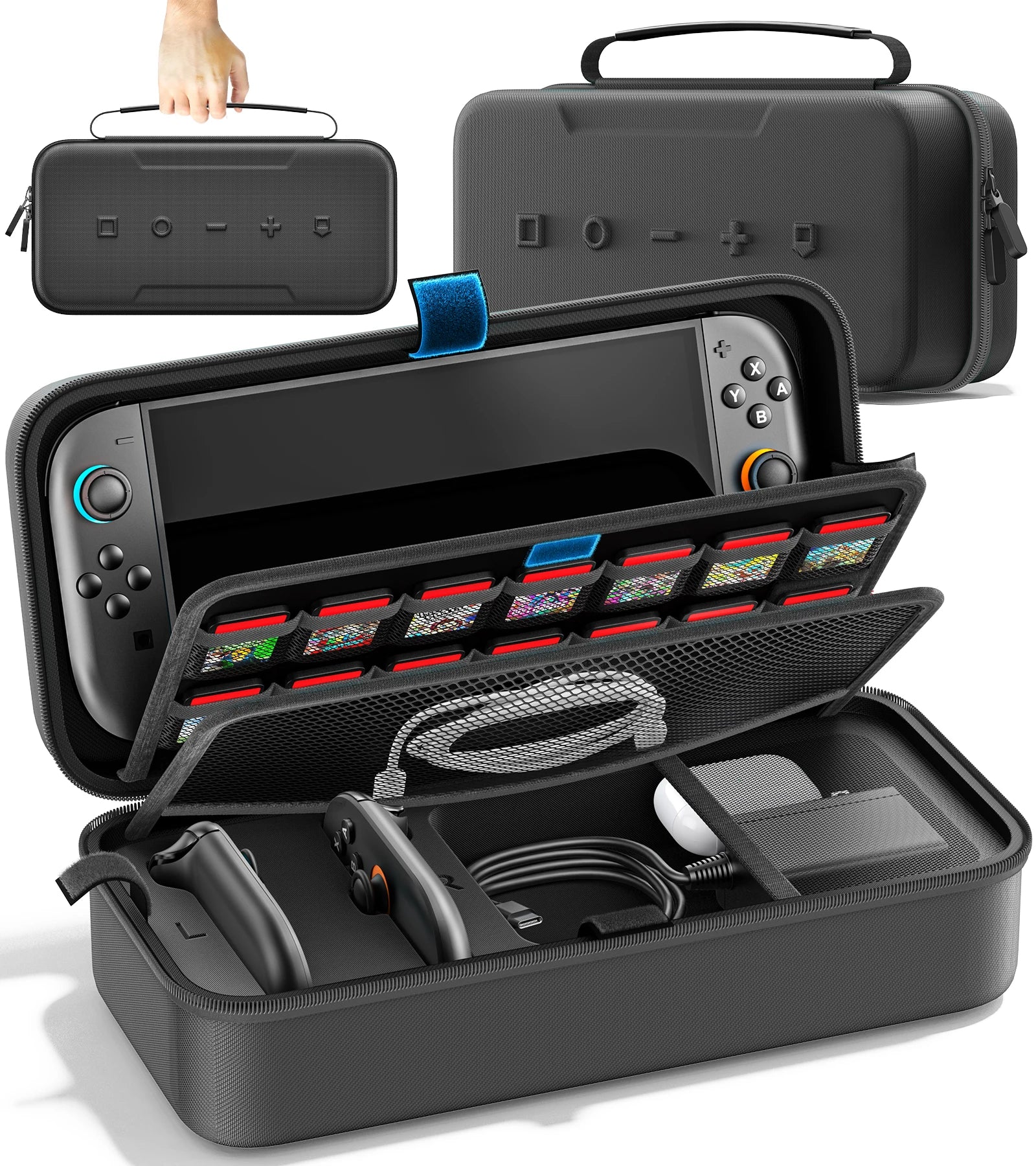 Hardcase Tasche für Nintendo Switch – Schutz & Reise für Switch 2, Original & OLED