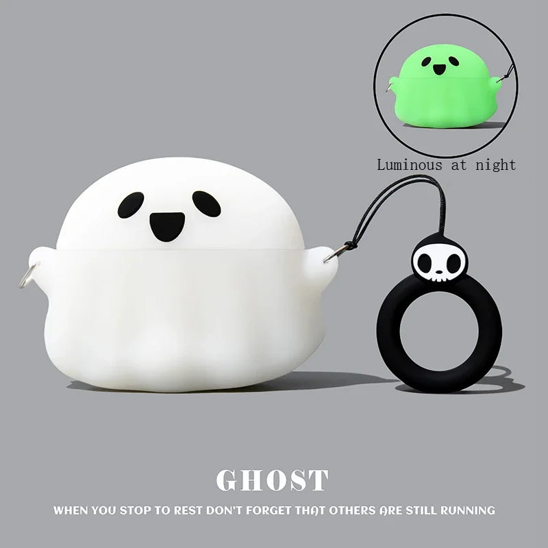 Ghost Totenkopf Airpods Silikonhülle