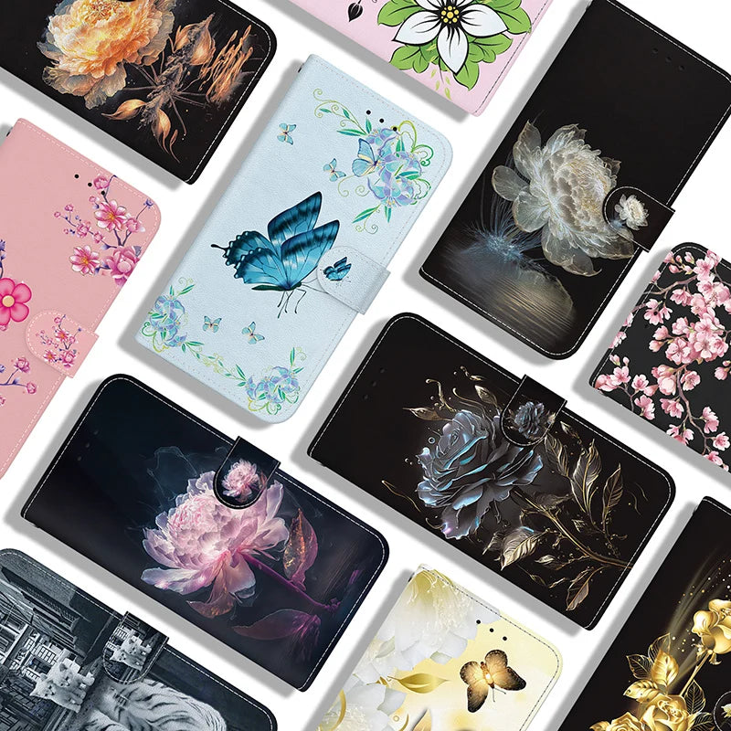 Stand Flip Wallet Hülle für Samsung Galaxy S25 Cartoon