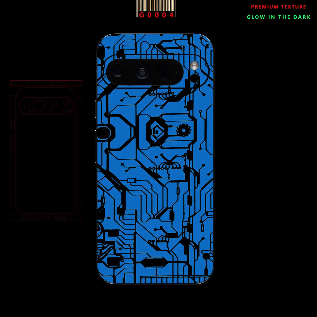 Leuchtende Rückseitenfolie für Pixel 9 Pro