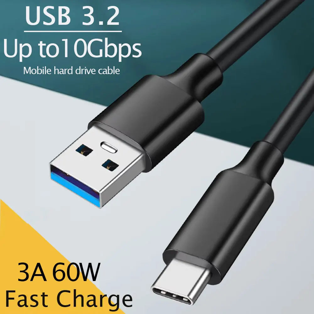 USB 3.2 Typ-C Kabel 10 Gbit/s Schnell