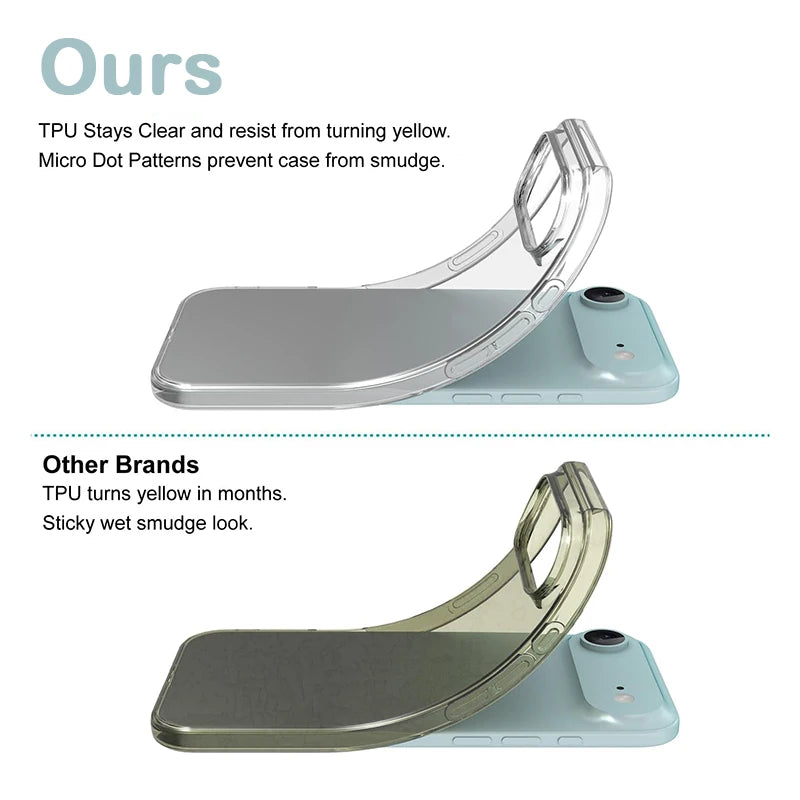 Kristallklare Soft TPU Hülle Für iPhone 17 Serie