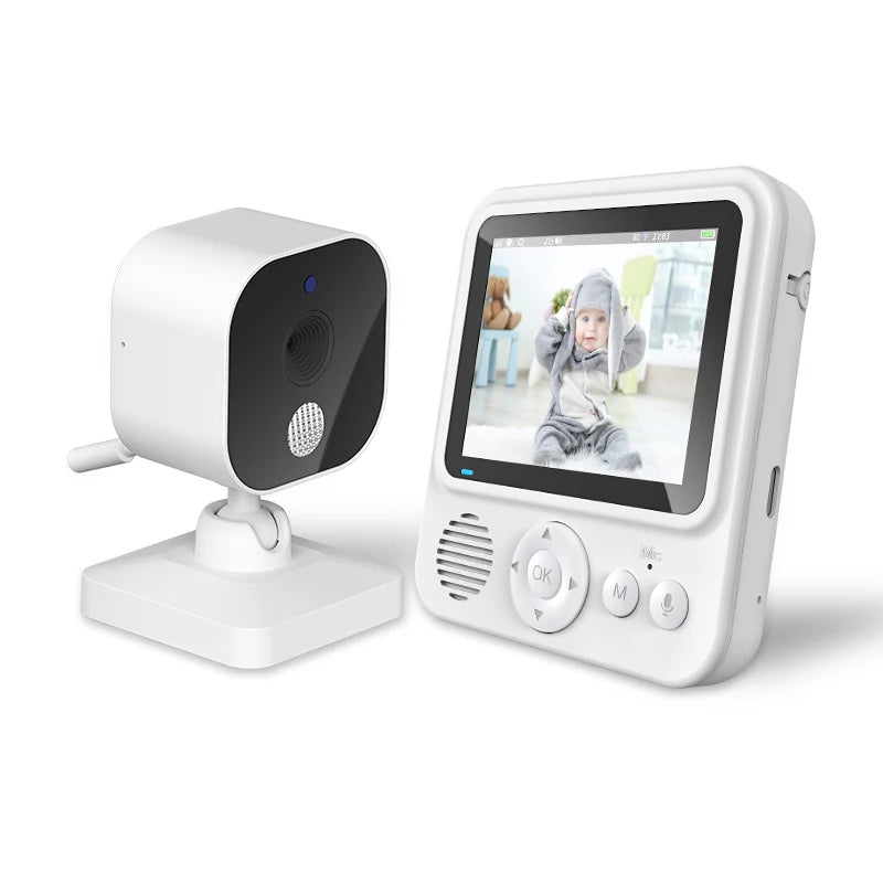 2,8 Zoll Babyphone mit 1080P, Temperatur & VOX