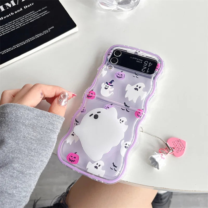 Halloween Handyhülle Geist für Galaxy Z Flip 7 6 5