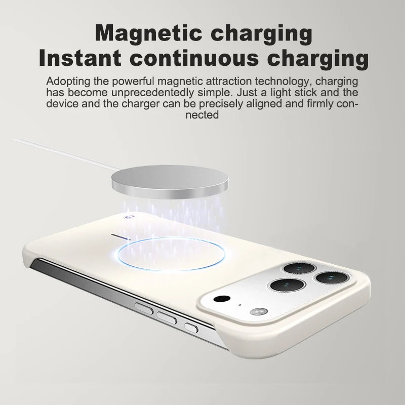 Rahmenlose magnetische Hülle für iPhone 17 Magsafe