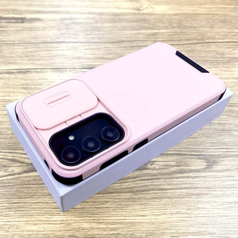 Shockproof armor case with camera protection for Samsung Galaxy S25