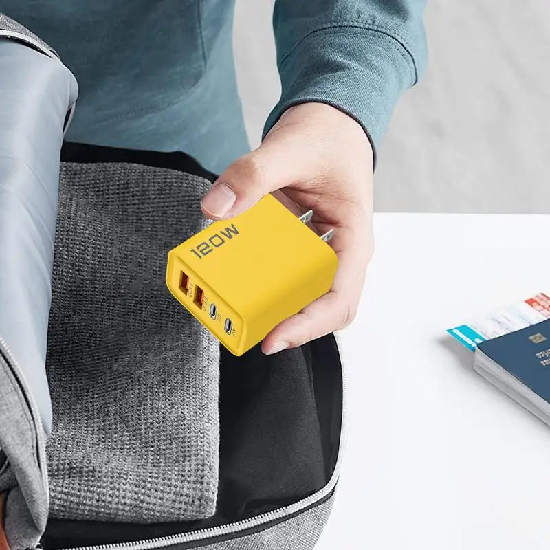 120W USB-Schnellladegerät mit 4 Anschlüssen