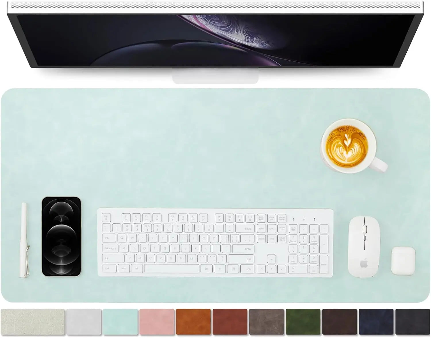 YSAGI Leder Schreibtischmatte PU