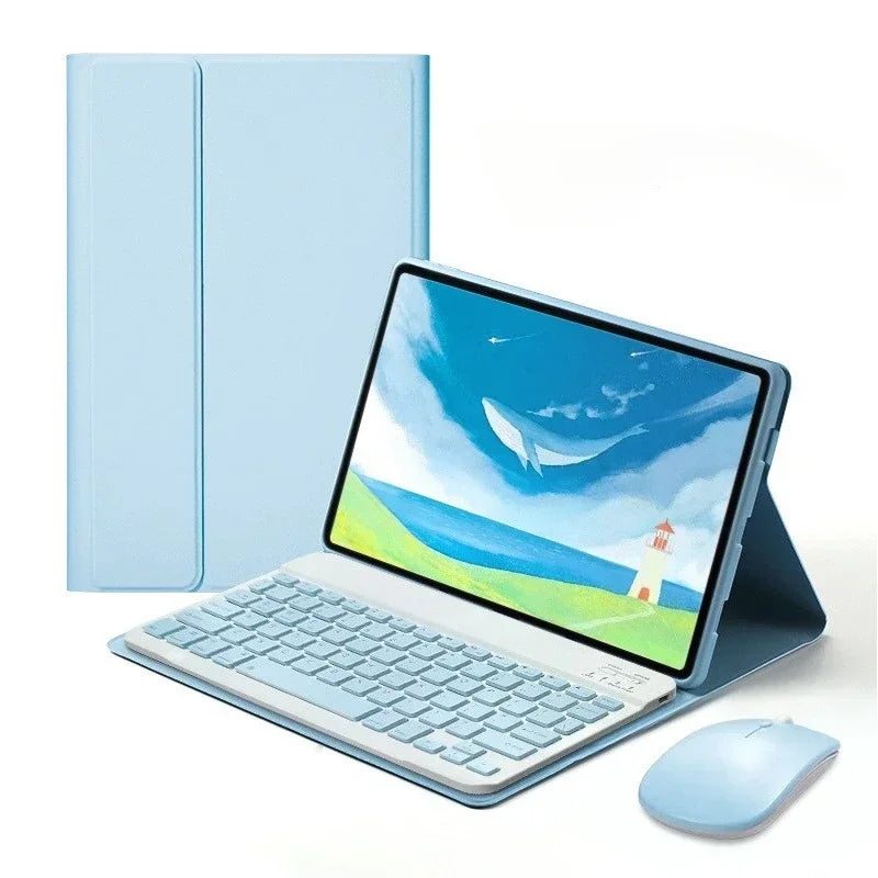 Kabellose Tastatur mit Maus für iPad Hülle