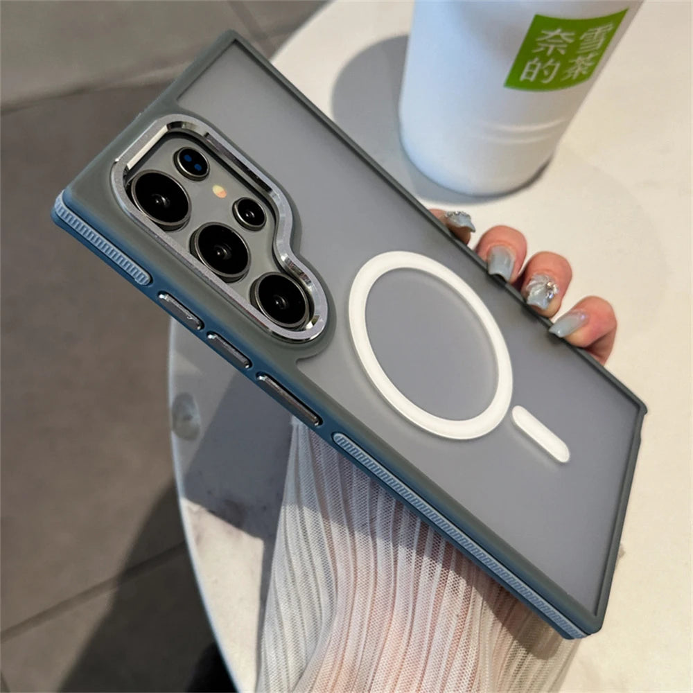 Luxus Magnetische Hülle für Samsung Galaxy