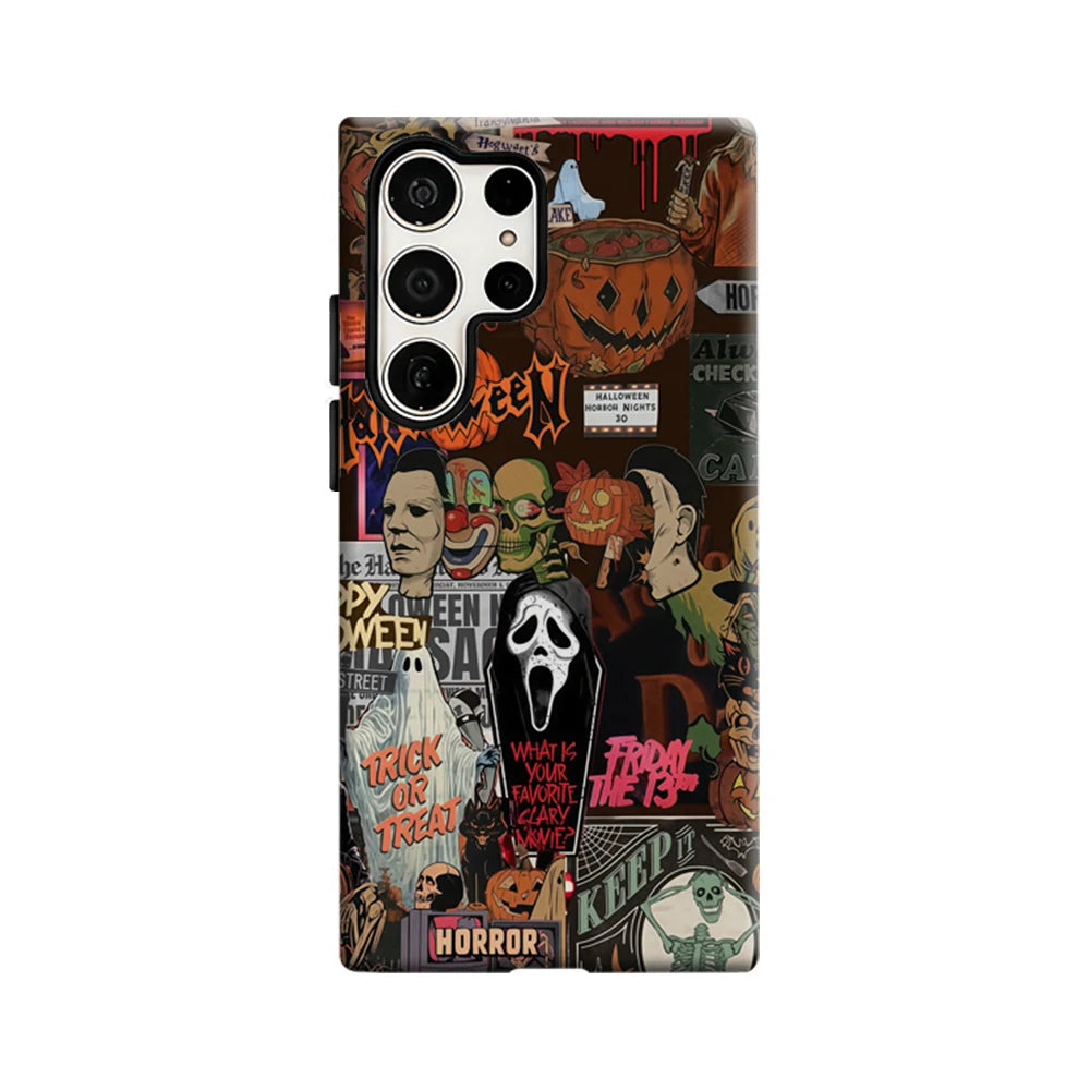 Halloween Horror Phone Case for Galaxy S25 S24 S23