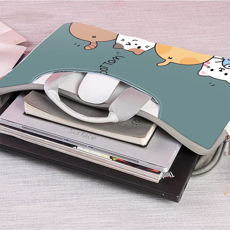 Vielseitige Laptop-Hülle 13-17 Zoll Cartoon