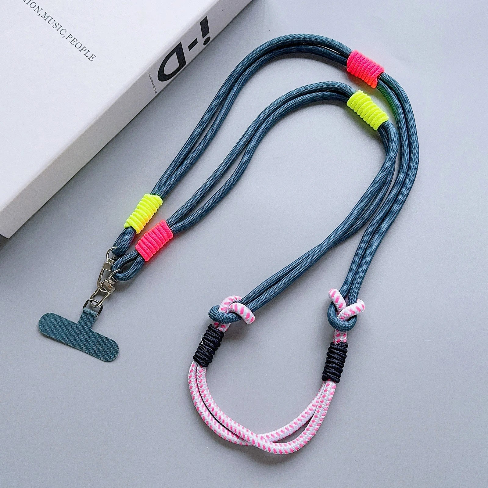 Personalisierter Trend Doppel-Farbiger Handy-Lanyard