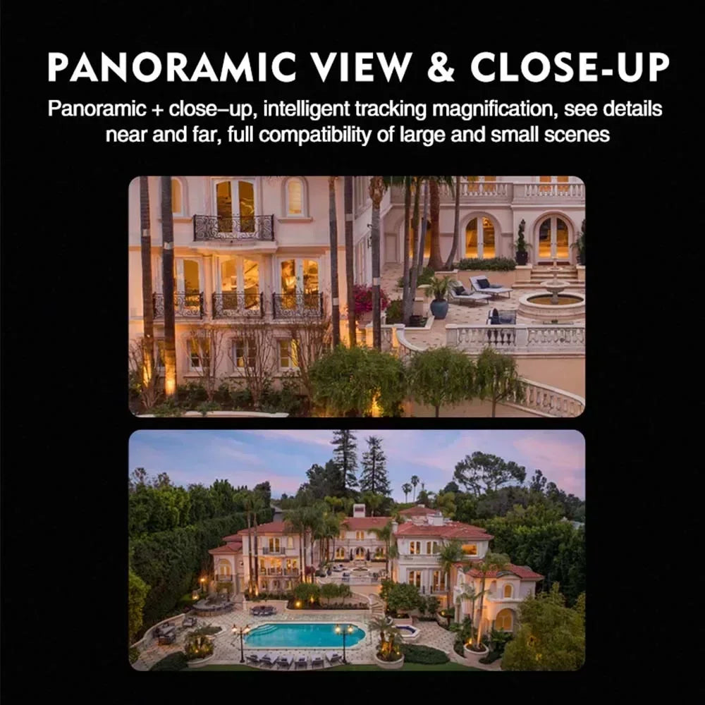 4K 8MP WIFI Kamera mit Dual Screen und KI Tracking