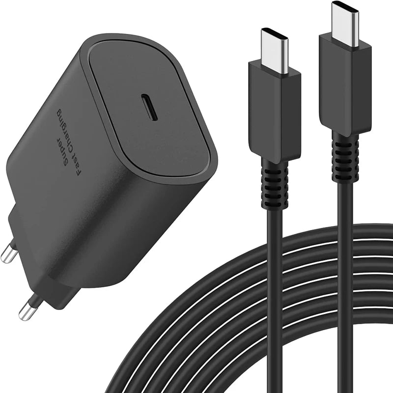 25W USB-C Schnellladegerät mit Kabel