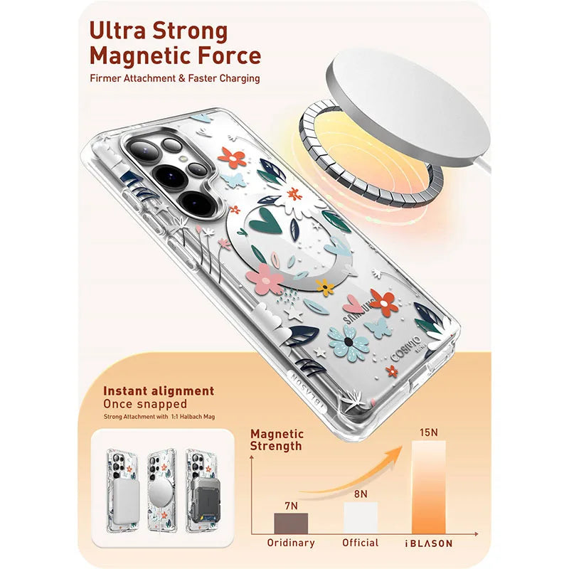 Hülle für Samsung Galaxy S25 Ultra I-Blason Cosmo Mag