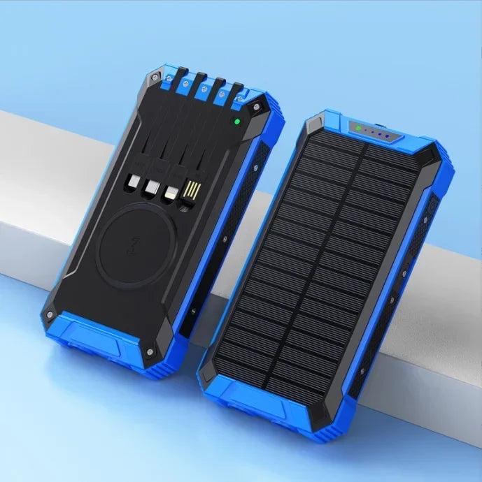 Solar Powerbank 20000mAh wasserdicht mit Typ-C