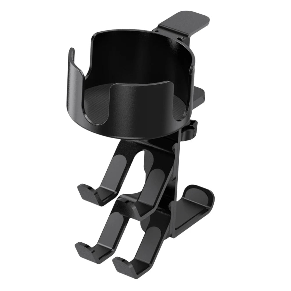 Headset Halterung & Getränkehalter 3-in-1 Drehbarer Gaming Desk Organizer