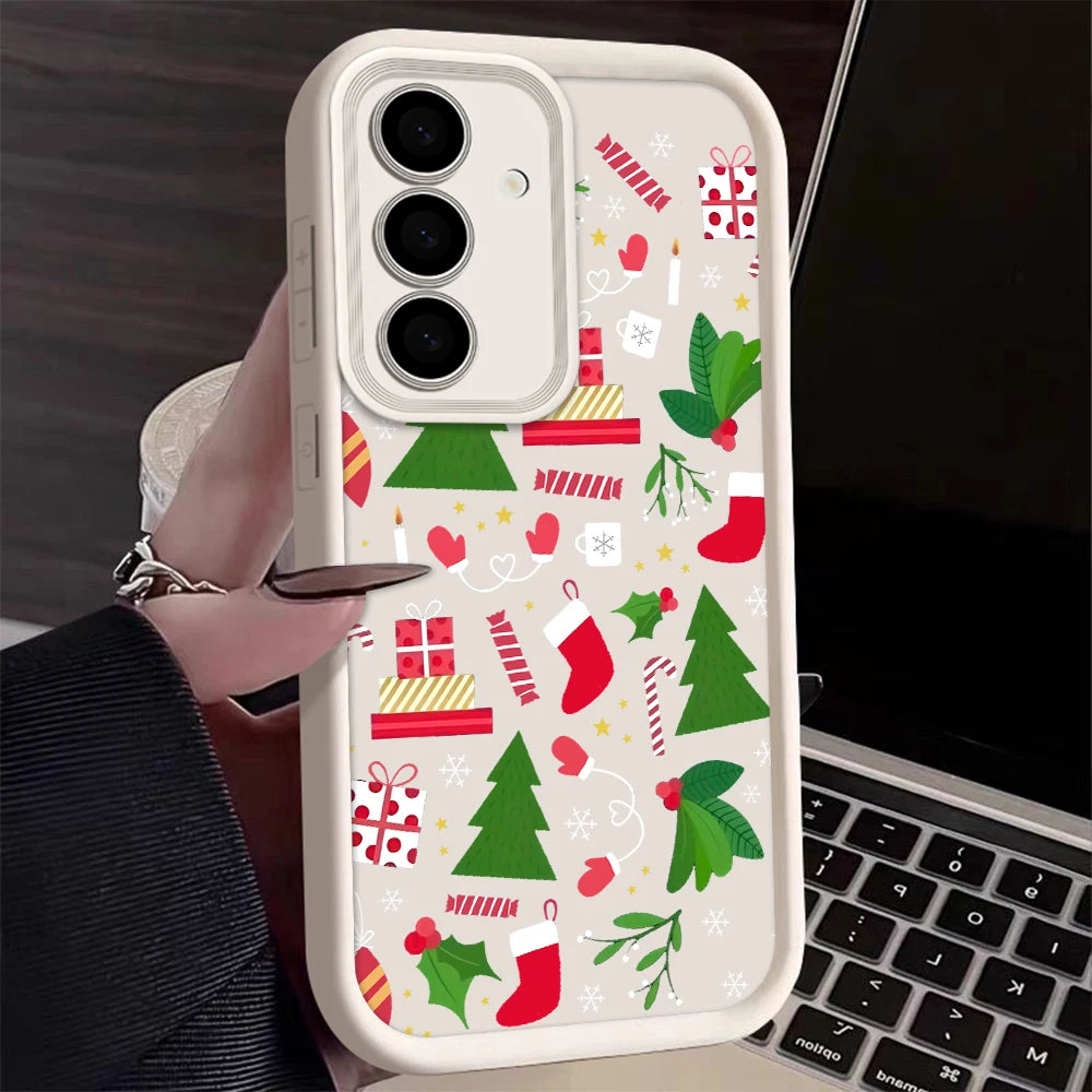 Silvester Weihnachtsmütze Handyhülle für Samsung S25