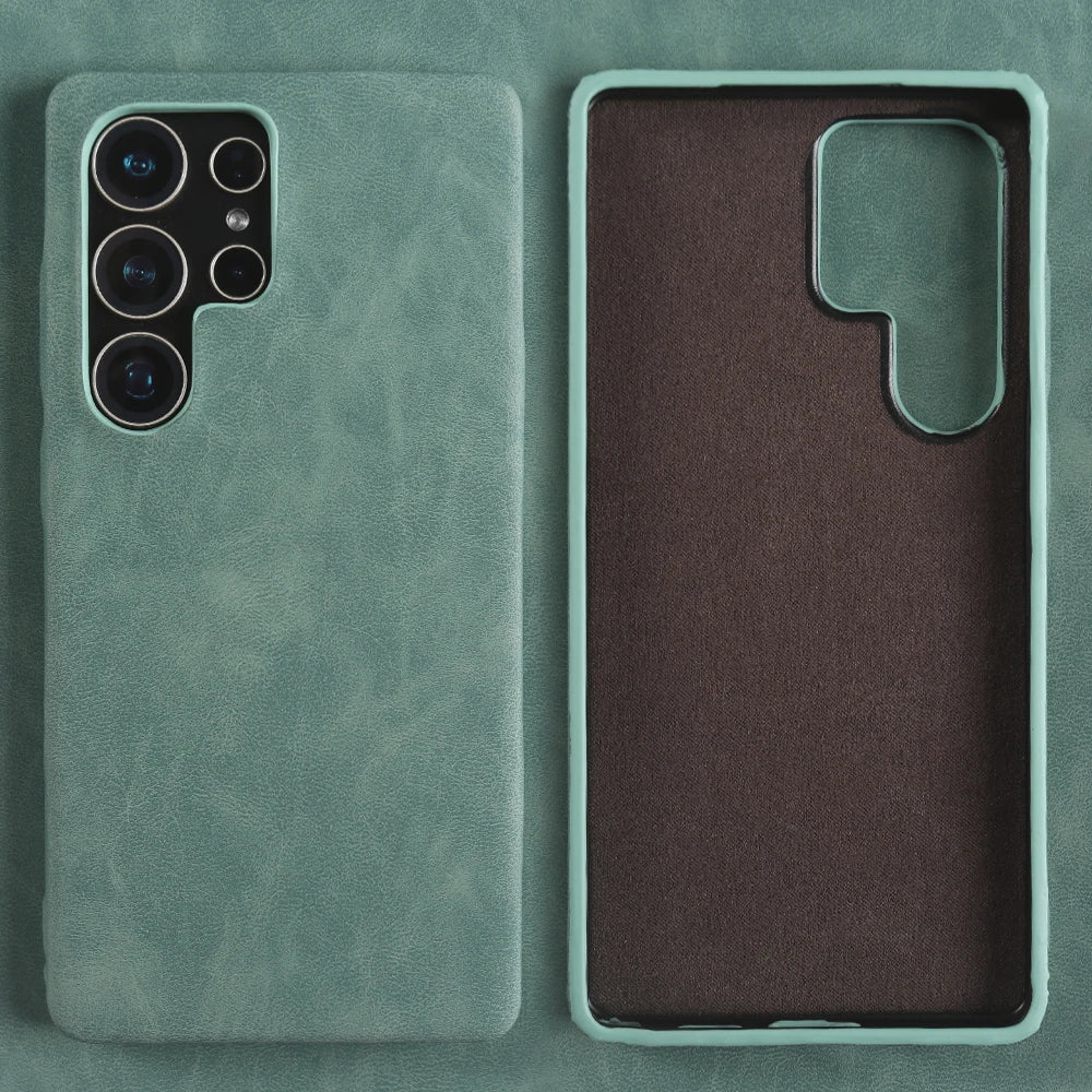 Luxuriöse Lederhülle für Samsung Galaxy Modelle