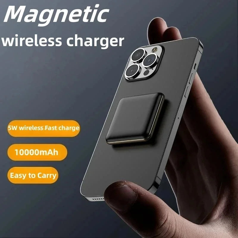 Magnetic 10000mAh Mini Power Bank for iPhone
