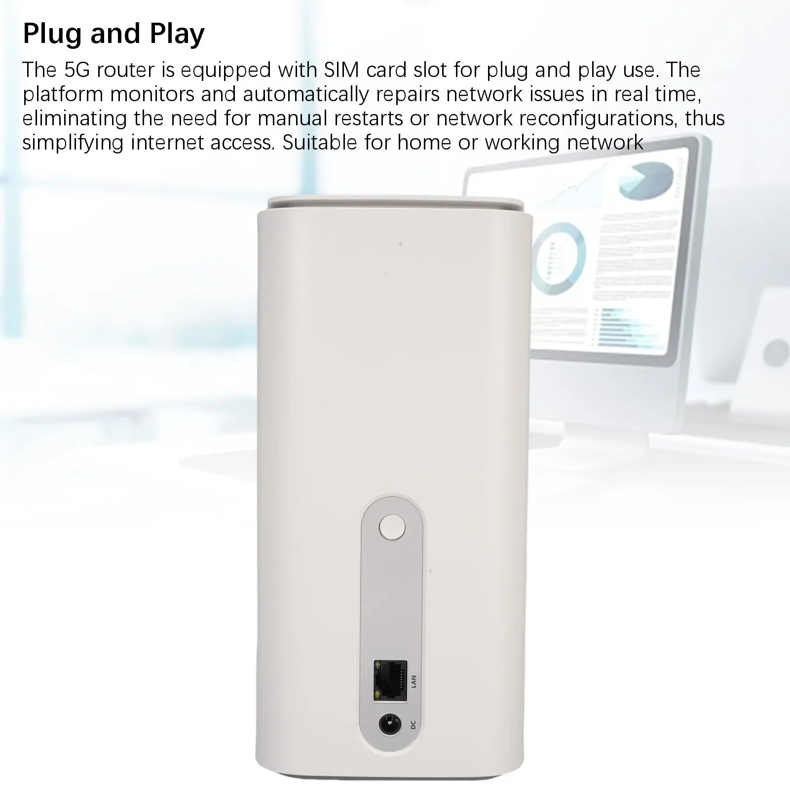 5G WiFi 6 Dualband Router mit SIM Slot