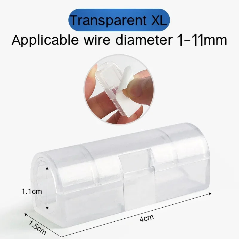 Selbstklebender Kabelclip 16/20 Stück