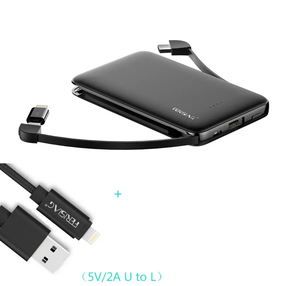 3in1 Powerbank 5000mAh kompakt