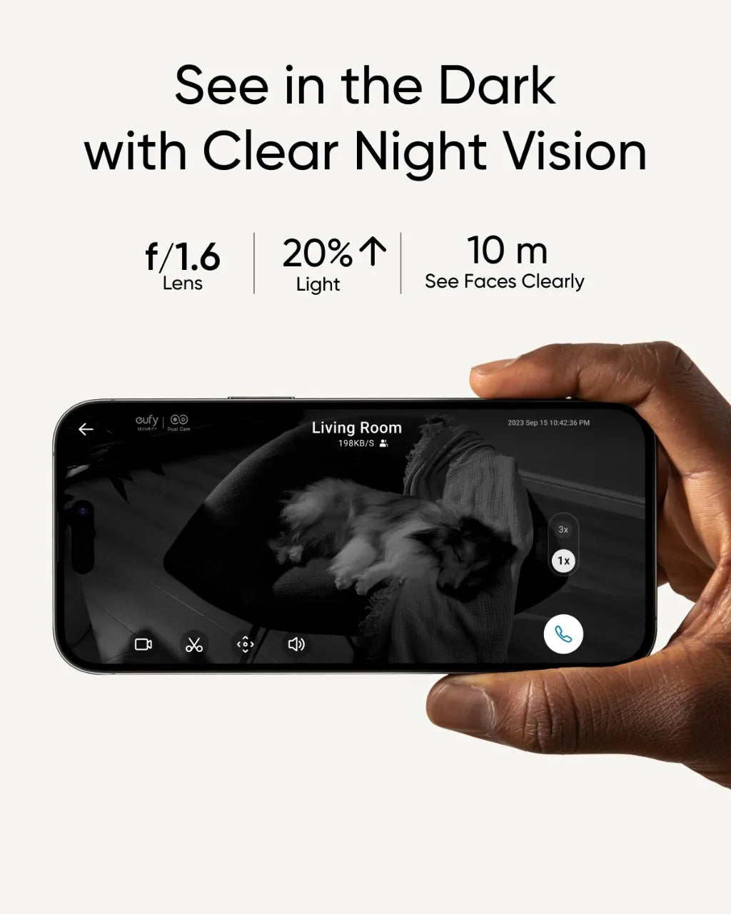 Security Indoor Cam S350 4K Dual Kamera