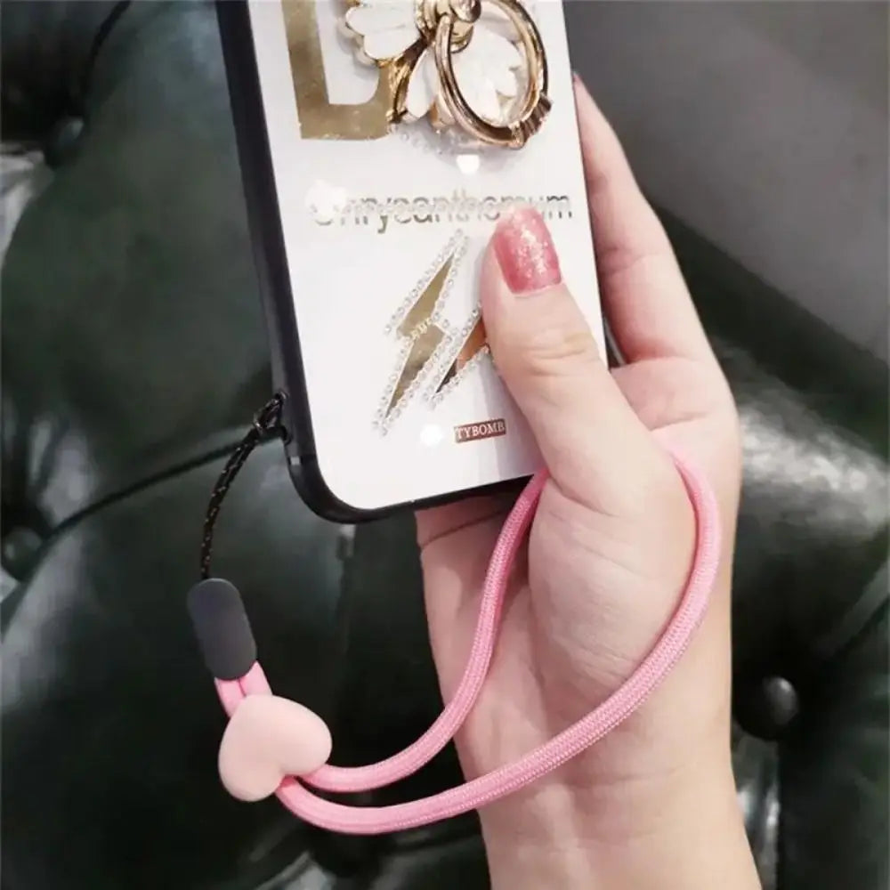 Verstellbarer Handy Lanyard mit Herz – Kurz & Bunt