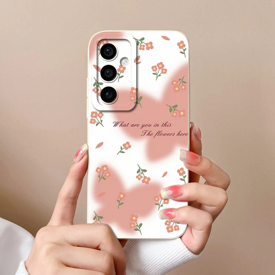 Leopard print silicone case with camera protection