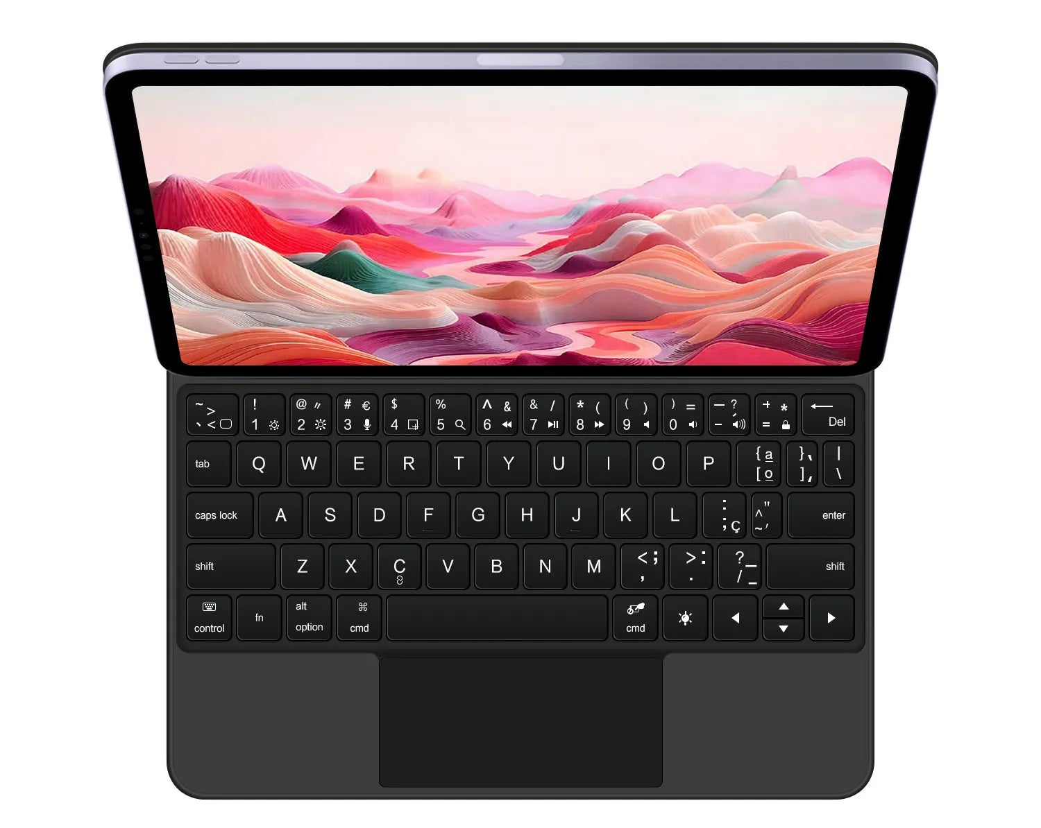 Magnetische Tastaturhülle für iPad Pro & Air 11" 13" mit Bluetooth & Beleuchtung