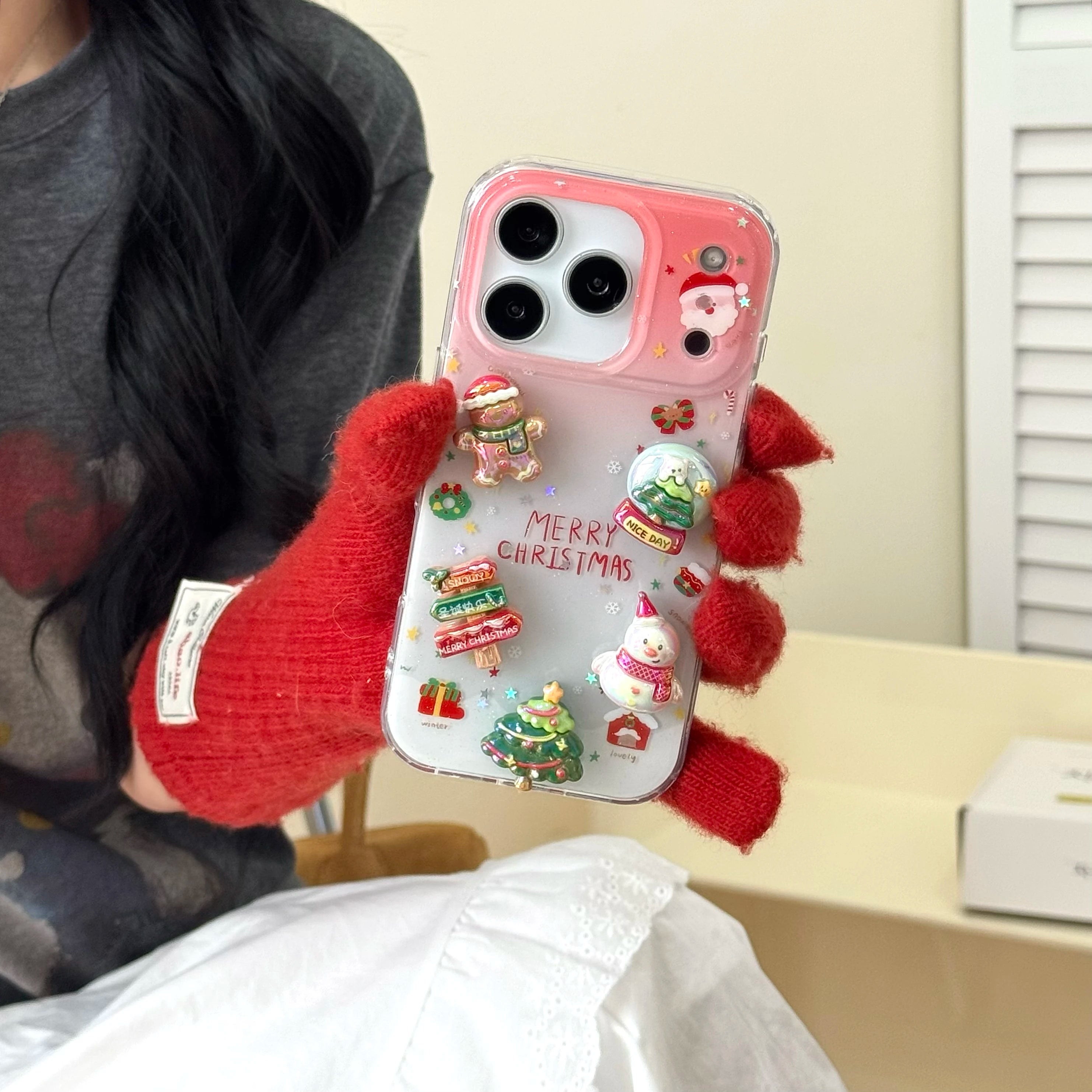 3D Weihnachtsbaum Hülle für iPhone 17 & 16