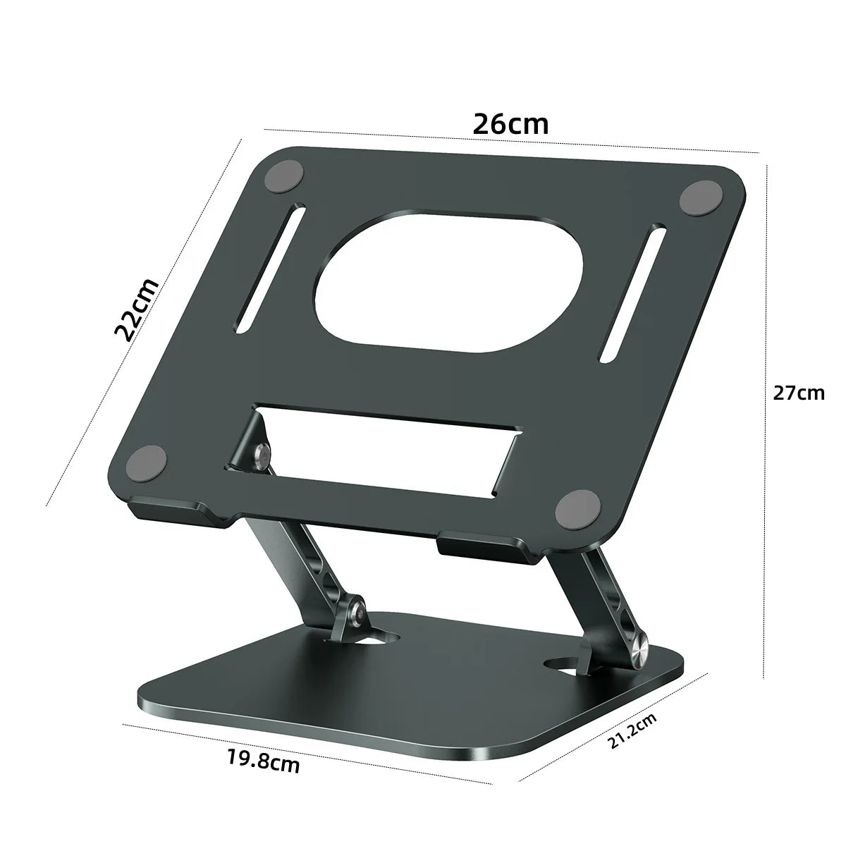 Verstellbarer Aluminium Ständer für Laptop & Tablet