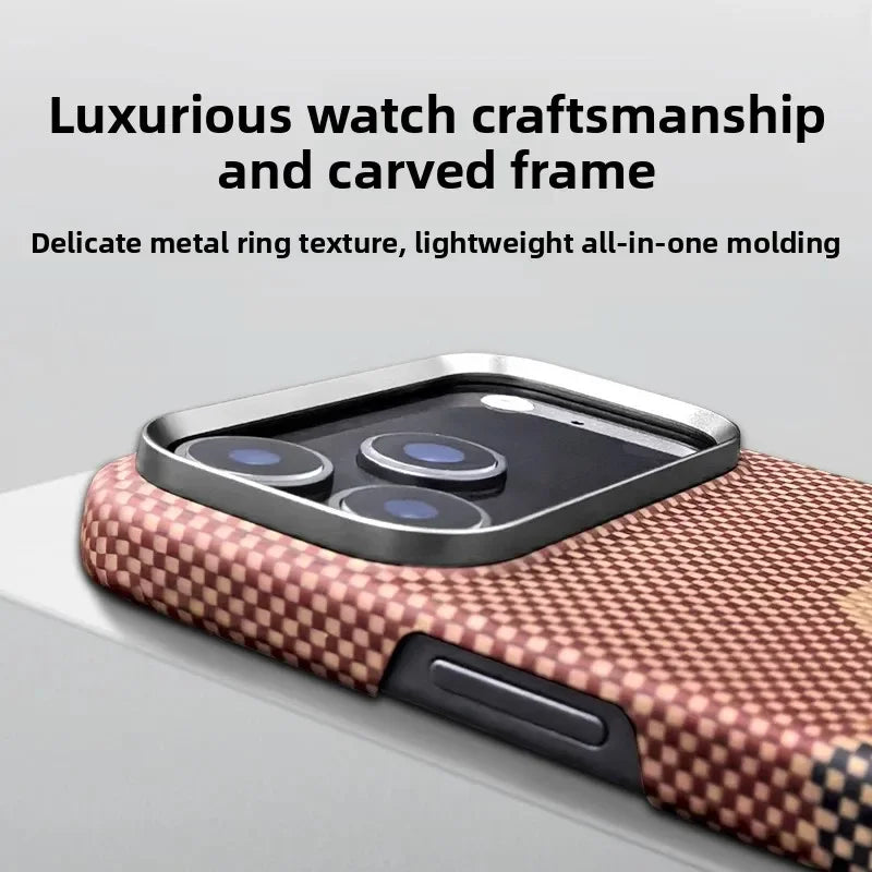 Aramid Carbon Case with MagSafe for iPhone 17 Pro Max