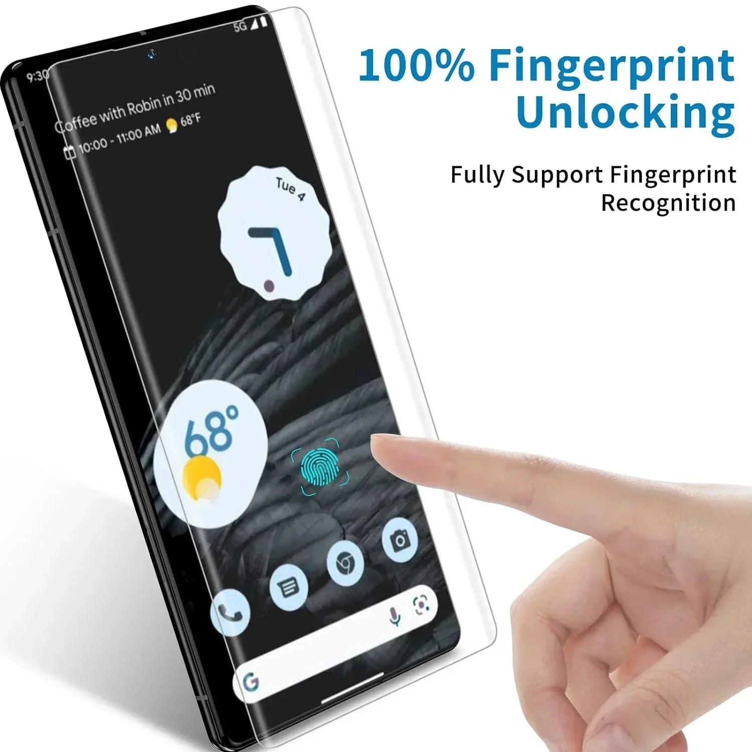 3D UV glass screen protector for Google Pixel 6-8 Pro