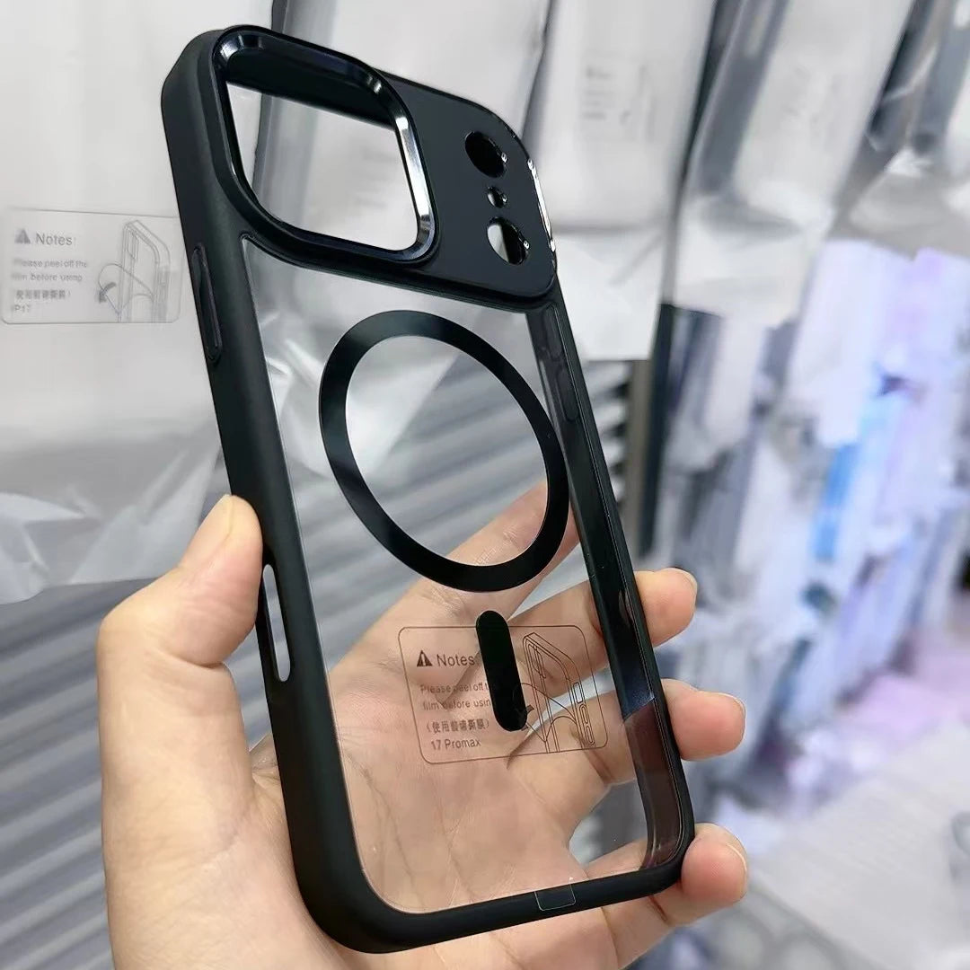 Magnethülle mit Metallrahmen für iPhone 17