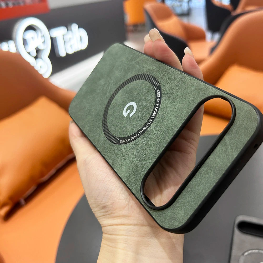 Magnetische Ledertasche Pixel 9 10 Pro