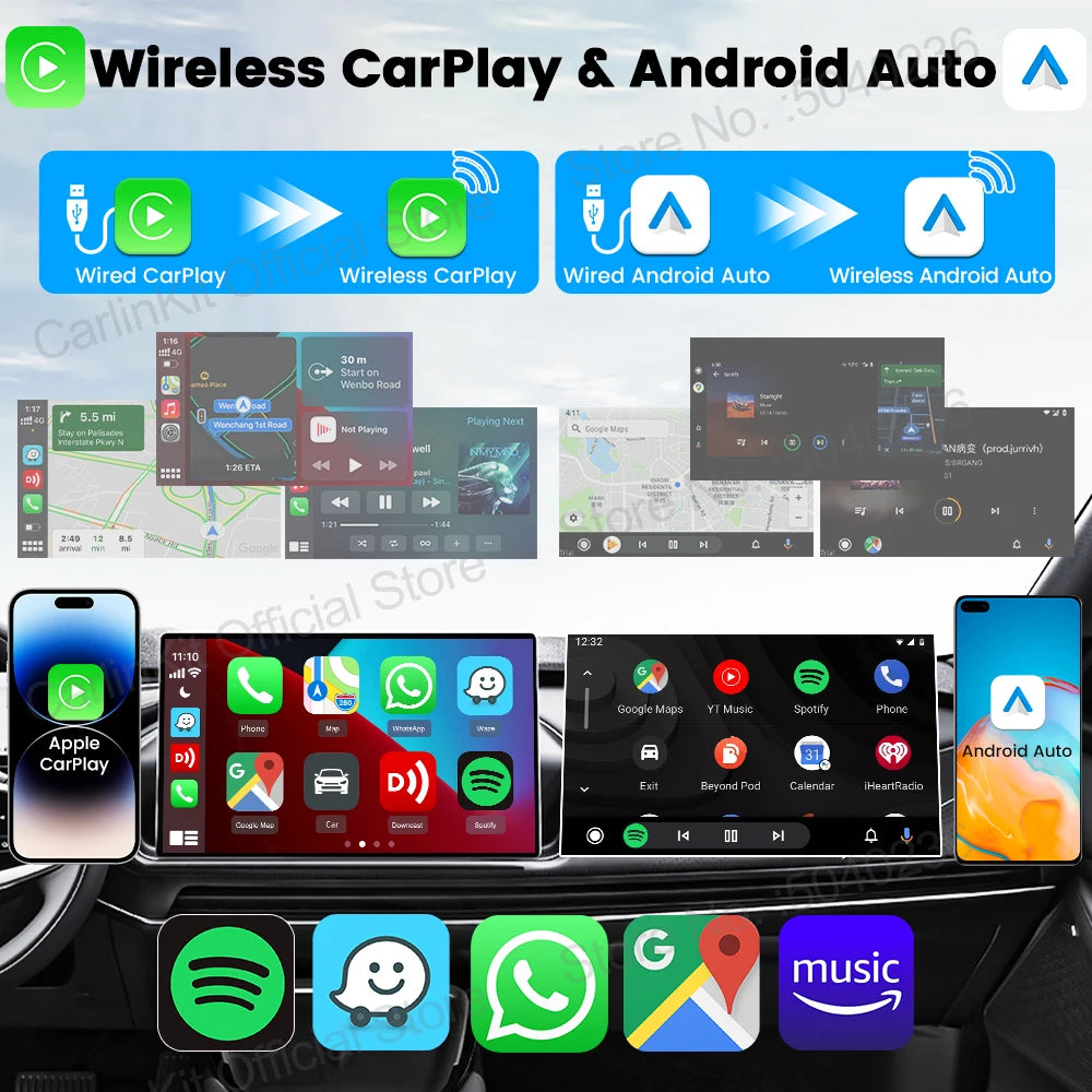 MINI 5 Pro/Ultra CarlinKit Wireless CarPlay Adapter
